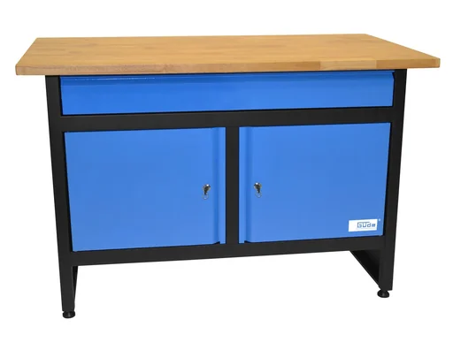 "Workbench GW 2T with 1 drawer and 2 doors image"