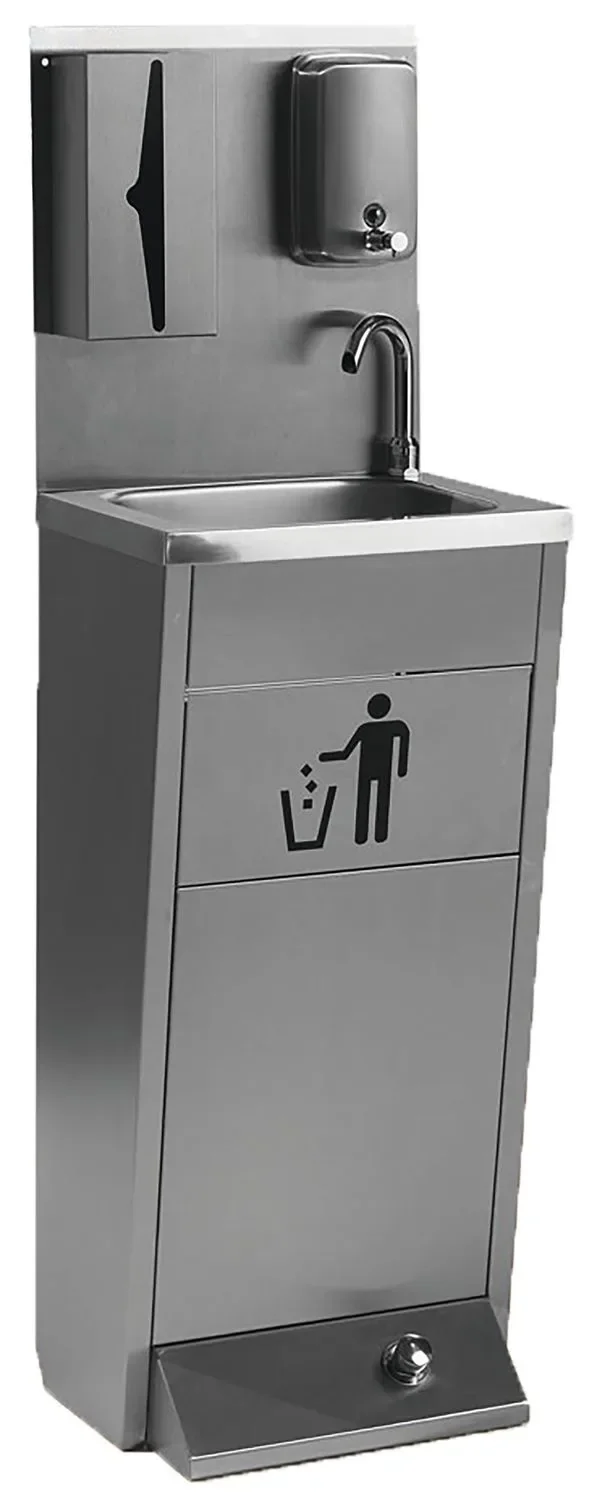 "Wash hand basin, hand wash sink, stainless steel hand wash basin, commercial hand wash basin image"