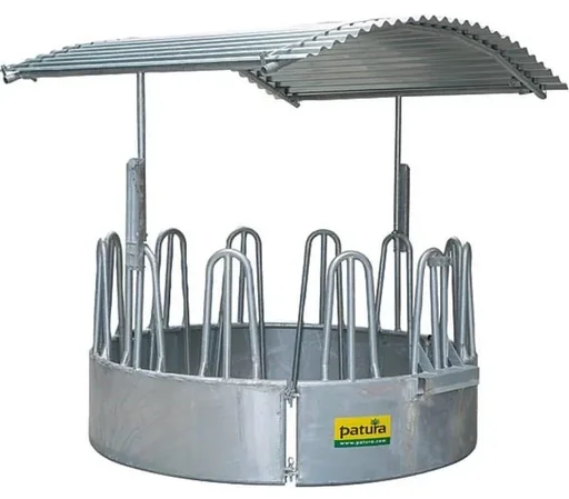 "Roof for round hay rack image"