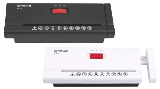 "Paper shredder attachment, black image"