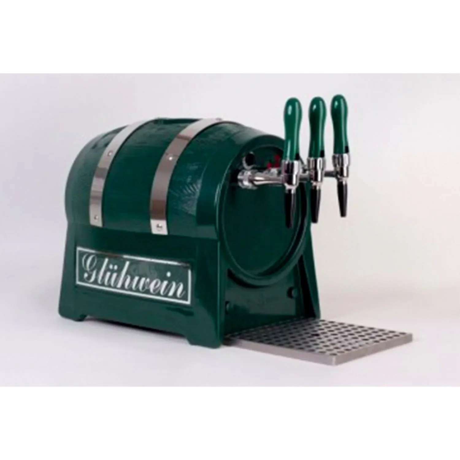 "Mulled wine dispenser, beverage flow heater 9kW, barrel shape, with electric pump, 3-conductor image"