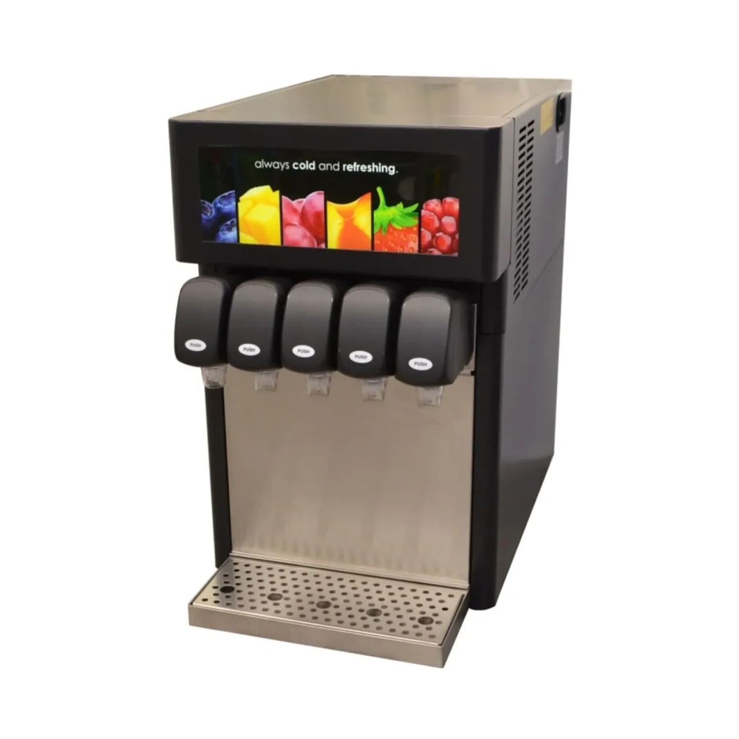 "Water dispenser, soda maker, post mix machine, postmix dispenser Omega 5, over counter unit image"