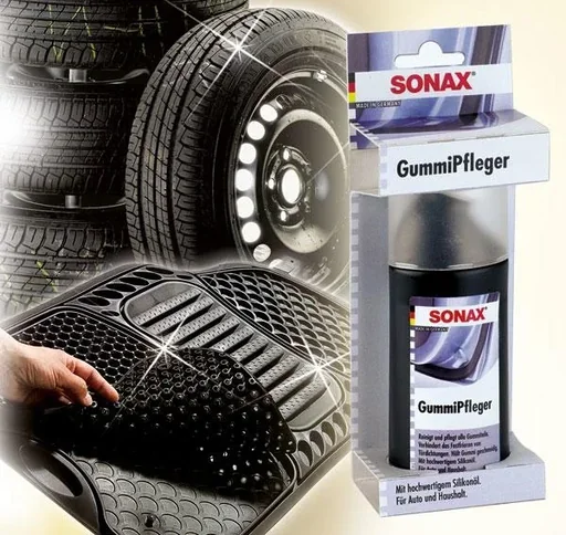 "Rubber care product 100 ml, cleans and cares for all rubber parts image"