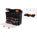 Hobby XL tool case with 5 assortment boxes 50 x 42 x 30 cm