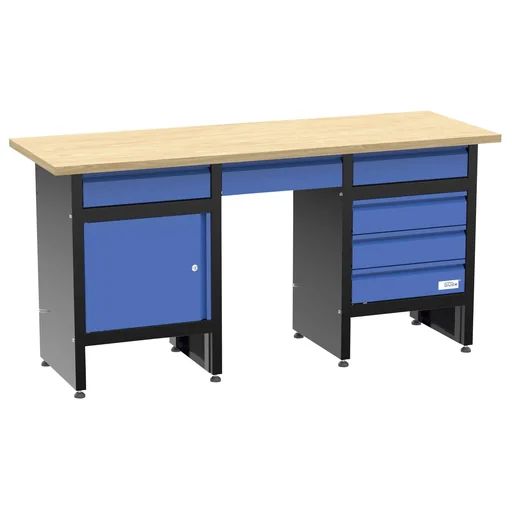 "Workbench GW 6/1 XL with 6 drawers and 1 door image"