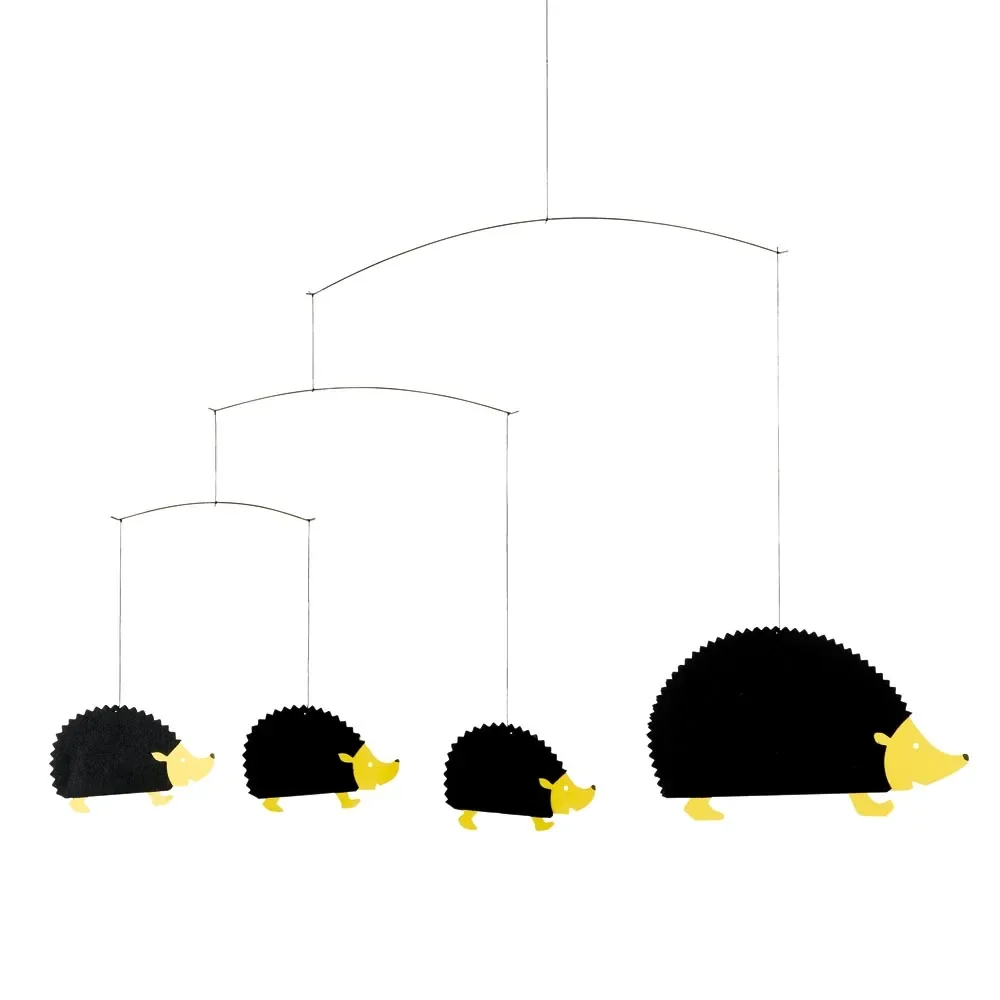 "Flensted Mobile hedgehog family image"