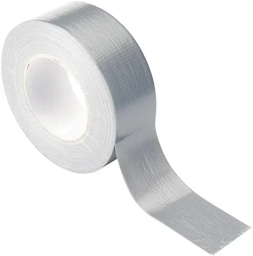 "PE-coated fabric tape made of natural rubber, width 48 mm, length 50 m image"