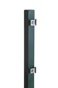 Post for double-rod and single-rod fence panels 1700 x 40 x 40 mm - green