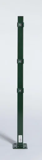 "Corner posts for single-rod and double-rod fence panels for ground mounting image"
