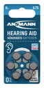 Hearing aid batteries type 675 / PR44