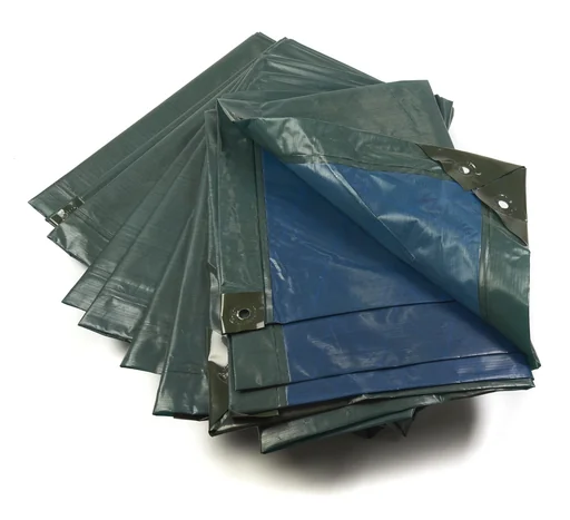"Tarpaulin, green/blue, extremely strong 150 g/m², 3 x 4 m image"