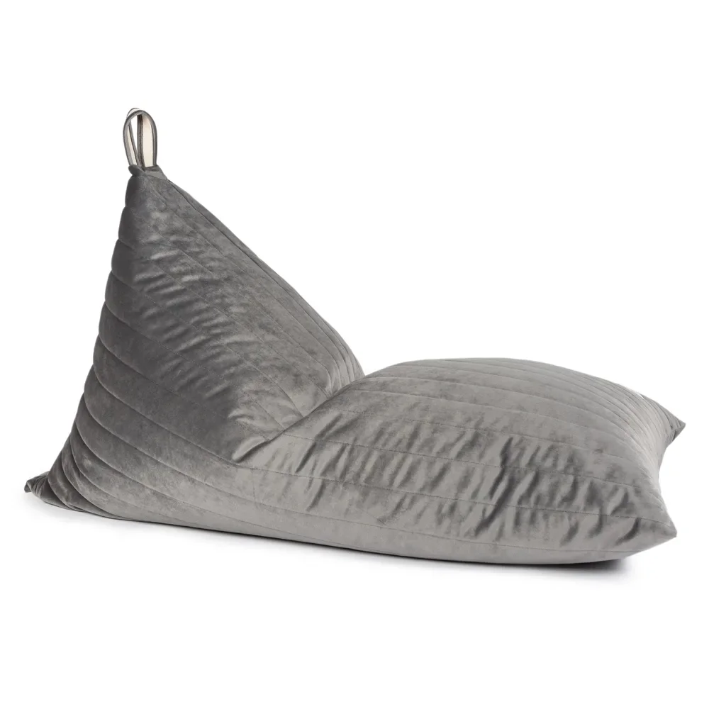 "Nobodinoz Bean Bag "Essaouira" including slate gray image"