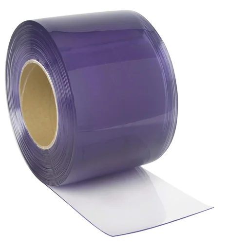 "PVC curtain 300x3mm, transparent, 25m roll image"