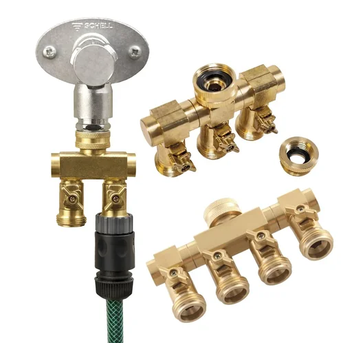 "Water distributor 2-way external thread 3/4" image"