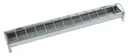 Feeding trough for chickens, galvanized, 75 x 10 cm