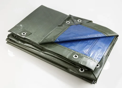 "Tarpaulin, green/blue, super strong 250 g/m², 4 x 6 m image"