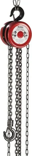 "Hand chain hoist 2000 kg, 2 chain strands, 31 mm hook opening image"