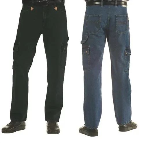 "Worker jeans with guild corners, color blue, size 29 image"