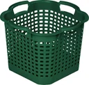 Harvest and storage basket, rotatable and stackable, set of 4
