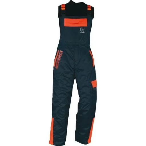 "Cut-resistant dungarees, black, size 64 image"