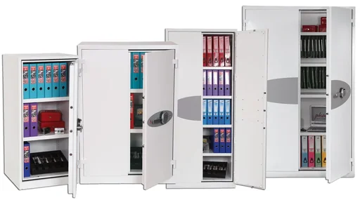 "Fire Ranger FS1512E R3 document cabinet with electronic lock image"
