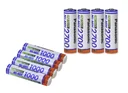 NiMH Mignon (AA) batteries with 2700mAh - 4 pieces with battery box