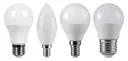 LED drop lamp with 4.5 watts, E14, warm white