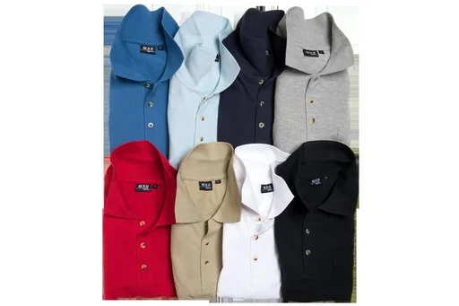 "Polo shirt with button placket and breast pocket, color royal blue, size 4XL image"