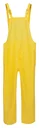 PU rain dungarees Profi, yellow, size XXL