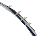 Cable ties 3.6 x 300 mm, UV-stable - 100 pieces - black