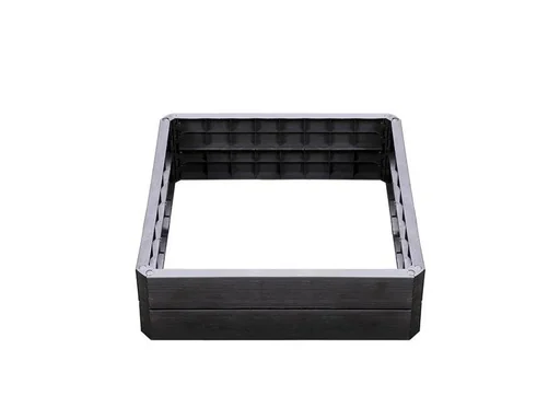 "Ergo Quadro L raised bed system anthracite, height: 25 cm, 80 x 80 cm image"