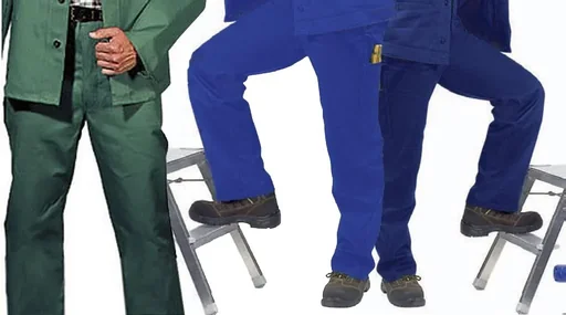 "Work trousers, hydron blue, size 102 image"