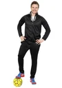 Tracksuit, 2-piece, black/grey, size L