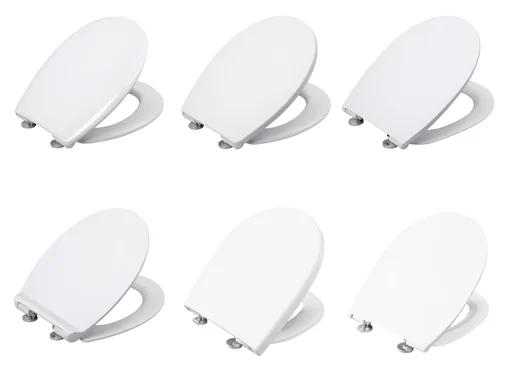 "PREMIUM 2 toilet seat, soft-close, removable, white image"