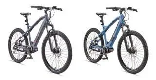 "Unisex aluminum MTB E-Bike, 29 inches, 8-speed derailleur, gray, entry-level M925 hardtail image"