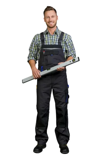 "Work dungarees, color gray/royal, size 50 image"