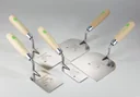 Plasterer's spatula 60mm, stainless steel, natural wood handle