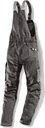 NITRO work dungarees, black-grey, size L