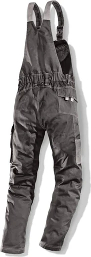 "NITRO work dungarees, black-grey, size L image"