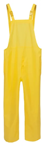 "PU rain dungarees Profi, yellow, size L image"