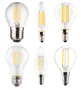 Retro LED candle lamp with 2.9 watts, E14, warm white