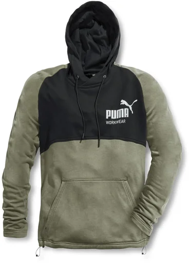 "Hoodie CHAMP, oliv/carbon, S image"