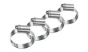 4-piece hose clamp set, galvanized 16-25 mm