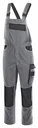 Dungarees EXTREME, grey-black, size L