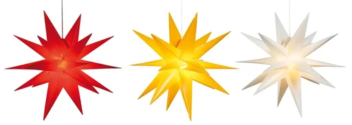 "LED star, white, ø 100 cm + 120 cm rod image"