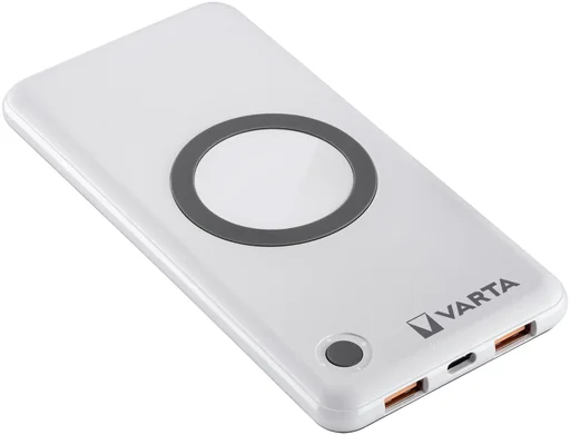 "Wireless Powebank 20000, pass-through charging function and USB-C PD output image"