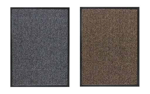 "Scrapa doormat 90 x 150 silver image"