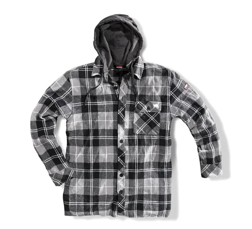 "TEXAS hooded shirt, black-grey, size XL image"