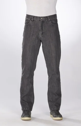 "Comfortable jeans in 5-pocket style, color gray, size 26 image"