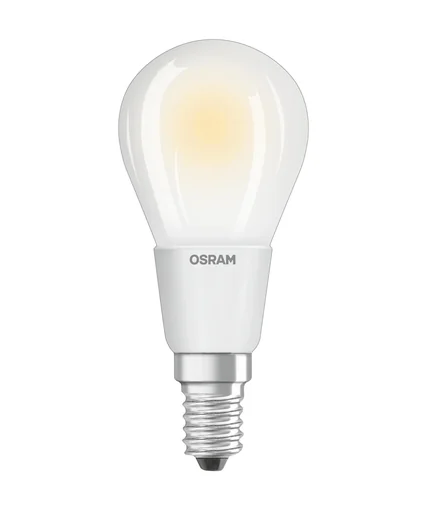 "LED STAR RETROFIT drop lamp with 6.5 watts, E14, warm white, matt image"